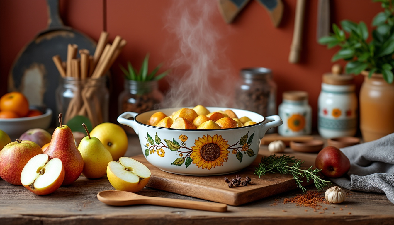 découvrez la délicieuse recette de la compote de pommes et poires, un héritage de ma grand-mère. savourez ce mélange fruité et réconfortant, parfait pour accompagner vos desserts ou à déguster seul. un voyage gustatif au cœur de la tradition familiale.